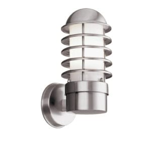 Searchlight Louvre Outdoor Wall Light Steel Metal & Polycarbonate