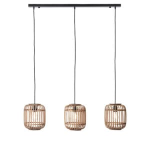 Ceiling Pendants - Endon Mathias 3lt Linear Pendant (101775)