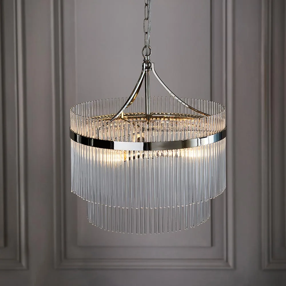 Ceiling Pendants - Endon Marietta 3lt Pendant (104113) - View 3