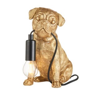 Table Lamps - Endon Pug Puppy Table (107324)