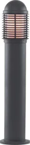 Bollards & Posts - Searchlight Bollards 730mm Outdoor Post Black Aluminium & Glass IP44 (1082-730)