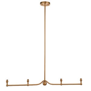 Ceiling Pendants - Endon Santiago 4lt Linear Pendant Fitting (108211)