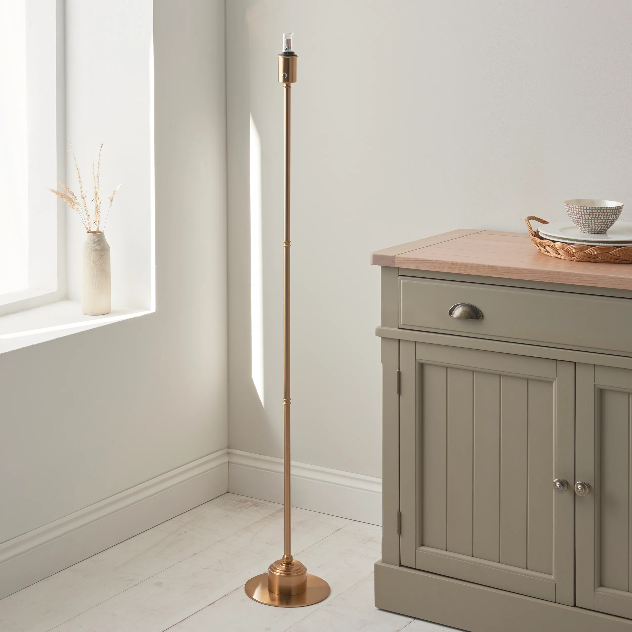 Floor Lamps - Endon Burley Rechargeable Floor Base (110460) - View 3