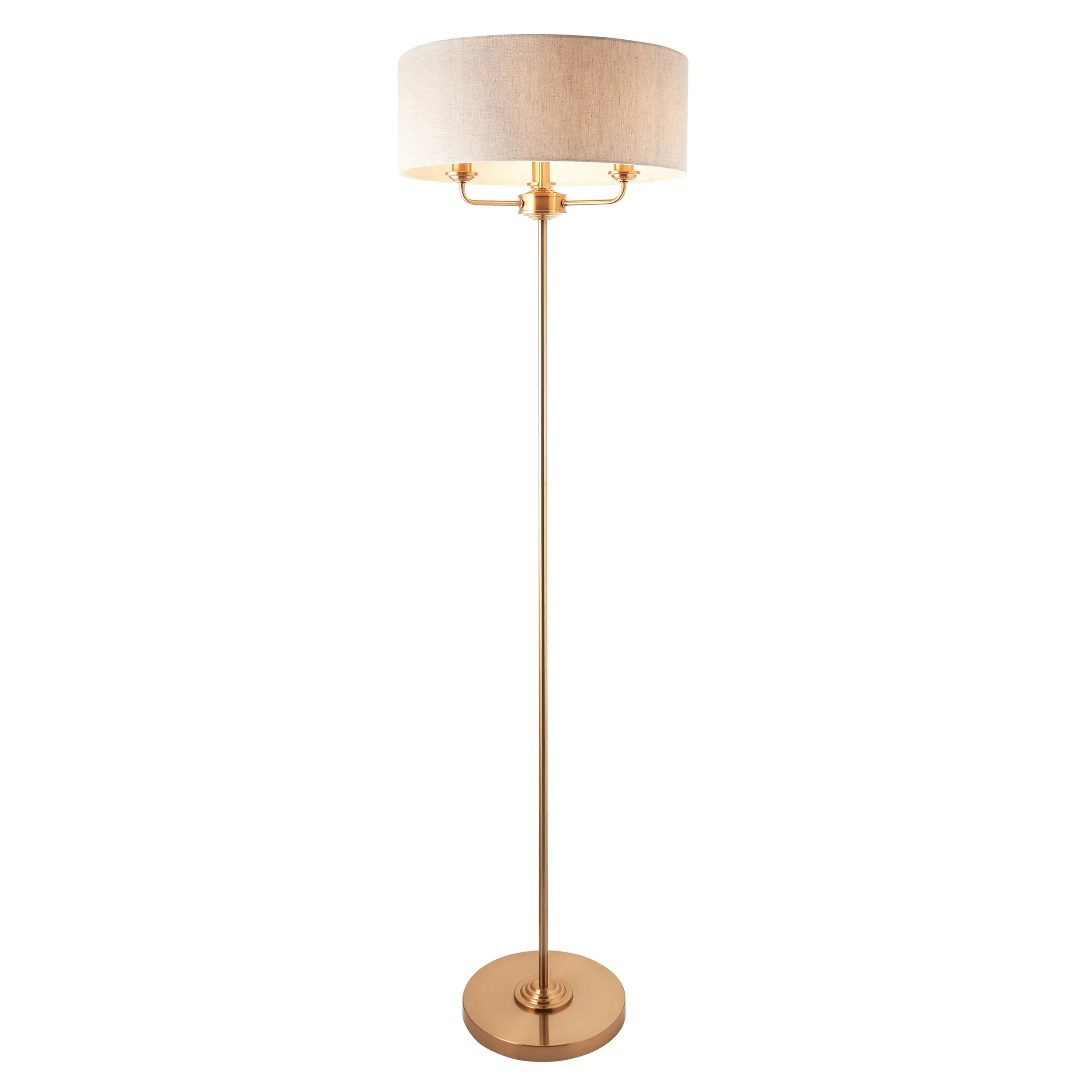 Floor Lamps - Endon Highclere 3lt Floor (110724)