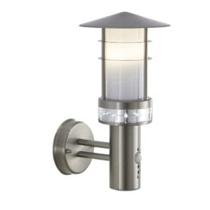 Saxby Lighting - Saxby Pagoda PIR 1lt wall IP44 9.2W & 0.05W (13924)