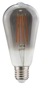 E27 Bulbs - Integral Sunset Vintage Filament St64 Bulb E27 350Lm 7W 2200K Dimmable 300 Beam Smoke (ILST64E27D009)