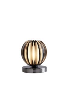 Table Lamps - Searchlight Claw Touch Table LampChrome Smoked Acrylic & Frosted Glass (1811SM)