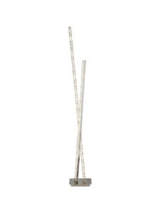 Floor Lamps - Searchlight Clover Floor Lamp Chrome Metal & Clear Crystal (2112CC)