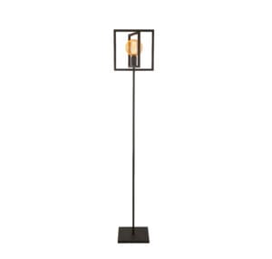 Floor Lamps - Searchlight Plaza Floor Lamp Matt Black Metal (23202-1BK)