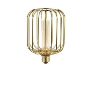 Searchlight Drum Lamp Gold Metal