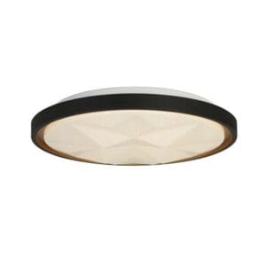 Searchlight Satellite LED Flush Black with Star Effect Diffuser