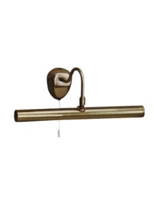 Picture Lights - Searchlight Malaga Picture Light Antique Brass Metal (3008AB)