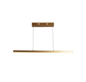Ceiling Pendants - Searchlight Layla Gesture Control Pendant Gold Metal & Opal Acrylic (30228GO)