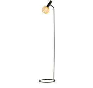 Floor Lamps - Searchlight Dulwich Floor Lamp Black Metal (35722-1BK)