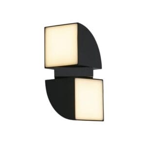 Wall Lighting - Searchlight Dakota LED Outdoor Wall Light Black (36150BK)