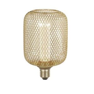 Searchlight Wire Mesh Effect Drum Lamp Gold Metal(4.5W 4000K)