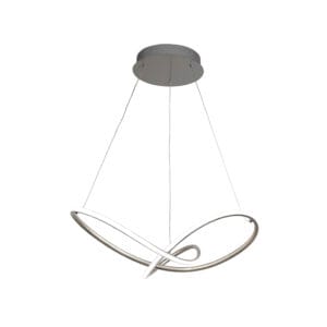 Ceiling Pendants - Searchlight Magic Pendant Satin Silver Metal (4841SS)