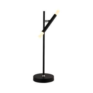 Table Lamps - Searchlight Wands LED Table Lamp Black Metal & Acrylic (4867BK)