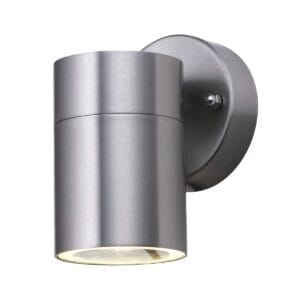 Searchlight Metro Outdoor Wall Light Stainless Steel Metal & Glass