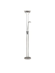 Floor Lamps - Searchlight Mother & Child Floor Lamp Chrome Metal & Glass (5430CC)