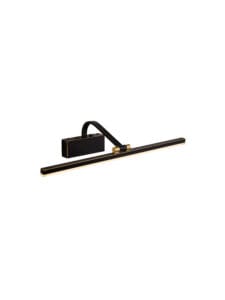 Picture Lights - Searchlight Bilbao Picture Light Black & Brushed Gold Metal (5551-51BG)