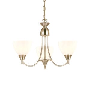 Endon Alton 3 Fitting Ceiling Pendant ( Nickel)
