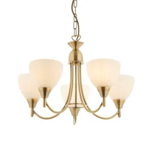 Ceiling Pendants - Endon Alton 5lt Pendant (1805-5AN)