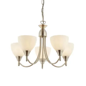Ceiling Pendants - Endon Alton 5 Fitting Ceiling Pendant ( Chrome) (1805-5SC)