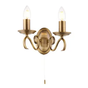 Wall Lighting - Endon Bernice 2lt Wall (2030-2AN)