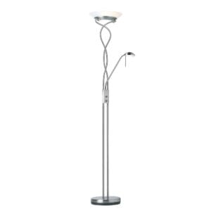 Floor Lamps - Endon Monaco Mother & Child 230W & 33W Floor Light ( Chrome) (MONACO-SC)