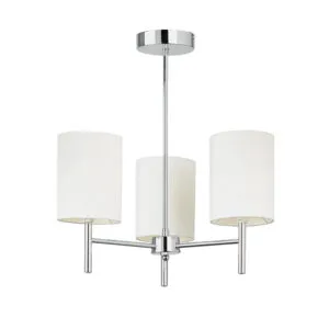 Ceiling Lighting - Endon Brio 3lt Ceiling Light (Polished Chrome) (BRIO-3CH)