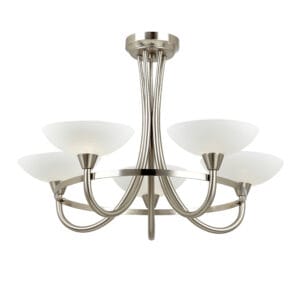 Endon Cagney 5lt Ceiling Light ( Chrome)