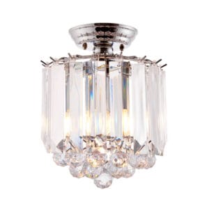 Endon Fargo 2lt Flush Ceiling Light (Polished Chrome)