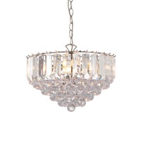 Ceiling Pendants - Endon Fargo 3lt Pendant (FARGO-14CH)