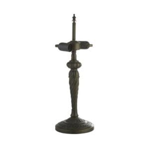 Table Lamps - Searchlight Tiffany Table Lamp Base Only Antiq Bze/Blk 706642 (6092BO)