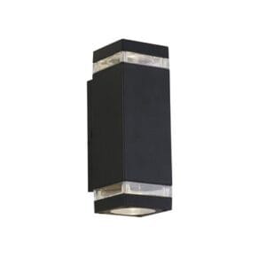 Searchlight Houston Outdoor Wall Light Black