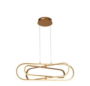 Ceiling Pendants - Searchlight Clip Pendant Gold Metal (61775GO)