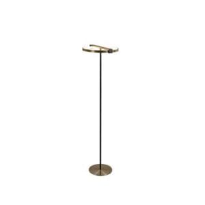 Floor Lamps - Searchlight Aerial LED Floor Lamp Gold and Black Metal (62332GO)
