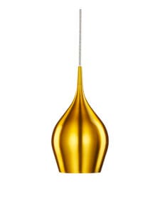Ceiling Pendants - Searchlight Vibrant Pendant Metallic Gold Metal (6461-12GO)