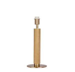 Searchlight Base Only London Table Lamp Knurled Gold Metal