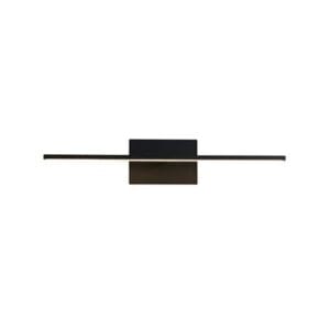 Wall Lighting - Searchlight Amalfi LED Wall Light IP44 Matt Black Metal (68241-41BK)
