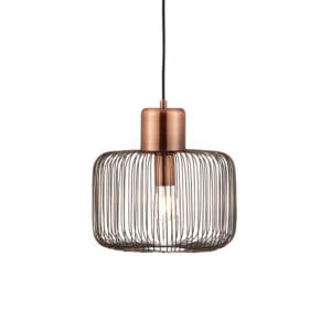 Ceiling Pendants - Endon Nicola Pendant (Antique Copper) (68986)