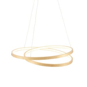 Ceiling Pendants - Endon Scribble 1lt Pendant Gold leaf (72479)