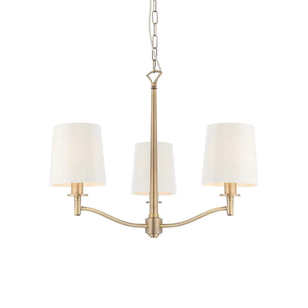 Ceiling Pendants - Endon Ortona 3lt pendant 40W (73411)