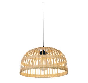 Ceiling Pendants - Searchlight Bali Shade Bamboo (7394CW)