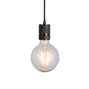Endon Urban 1lt pendant 60W (Black Chrome)