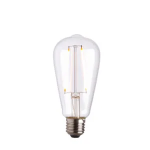 E27 Bulbs - Endon E27 LED filament pear (77106)