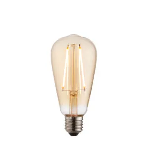 E27 Bulbs - Endon E27 LED filament pear (77107)