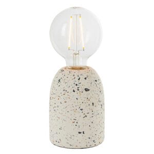 Table Lamps - Endon Terrazzo 1lt Table White terrazzo Non-dimmable (78181)