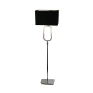 Floor Lamps - Searchlight Aura Floor Lamp LED Base Chrome with Crystal Glass (7959CC)